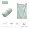 Bolsa con cremallera estilo rayas verdes