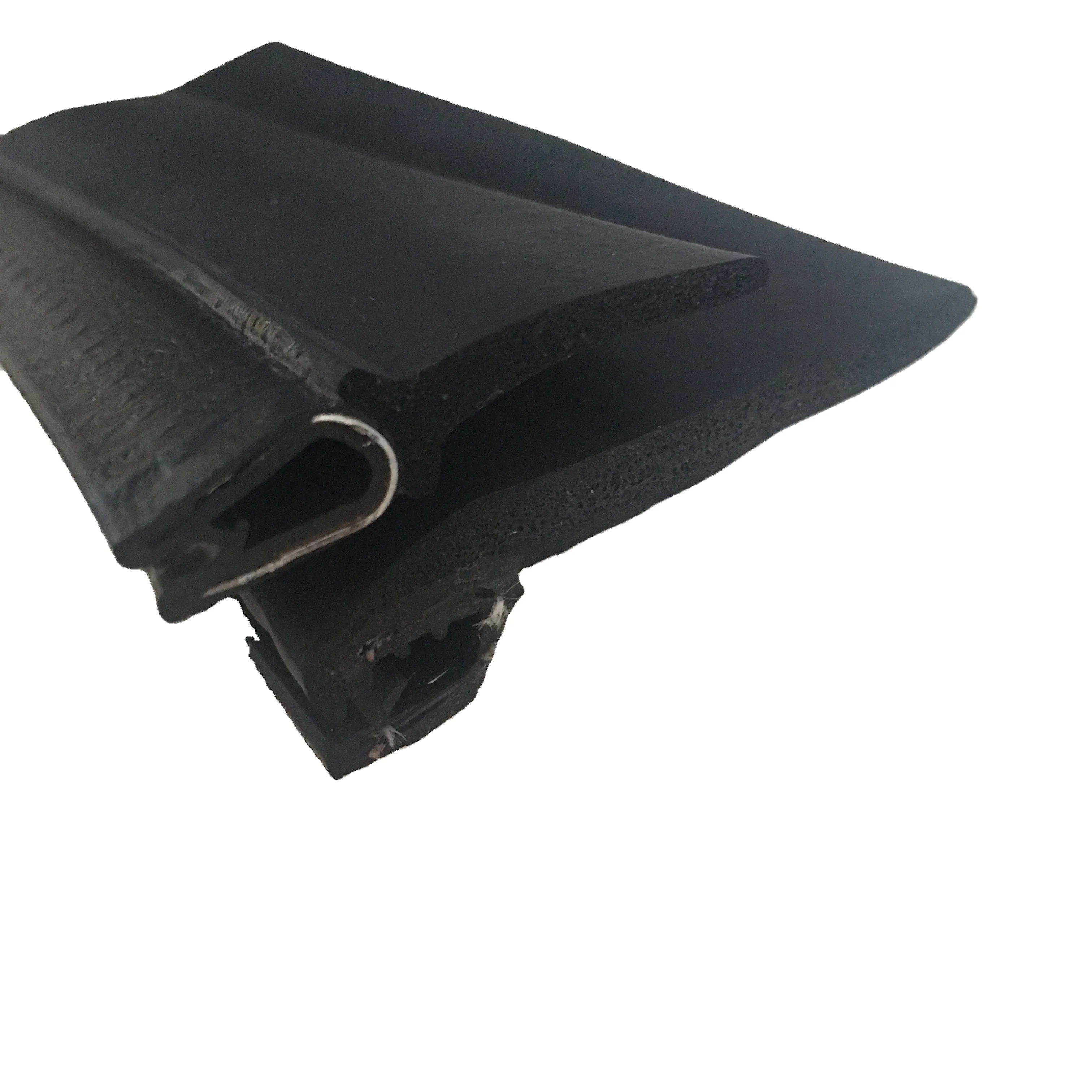 EXtruded EPDM Foam Rubber Flap Seal U Clip Edge Trim Seal for Boat and caravan