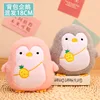 Zaino pinguino - pelo misto 18 cm