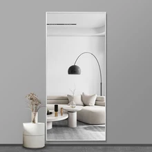 Manufacturer Wholesale Home Decorative Living Room Rectangular Gold Hanging Standing Floor Length Mirror