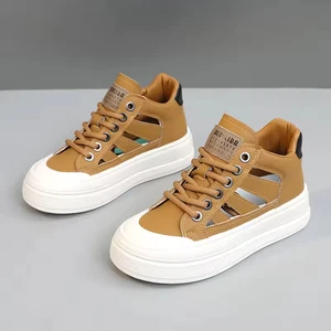 ZY3361Made in China Fashion Trend Comfortable Women's Shoes Breathable Thick Sole Heightening High Top Shoes