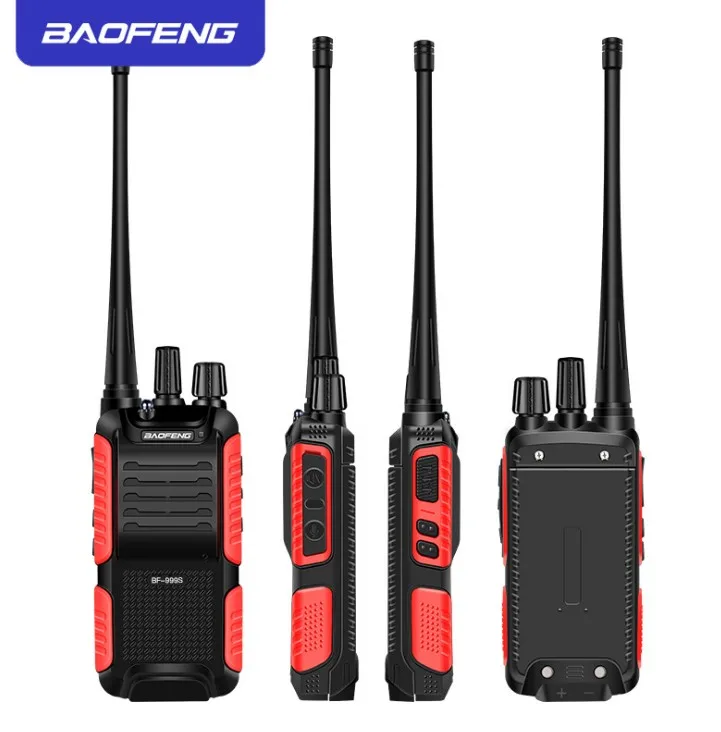 BaoFeng bf-999S high quality Portable uhf 16 Channels 5Km waki baofeng ham 1800mAh radio Communicator 5W handheld walkie talkie