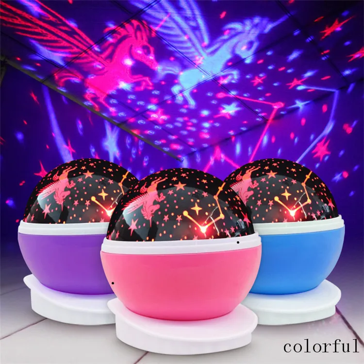 Starry Sky Projector - LED Night Light with 360° Rotation