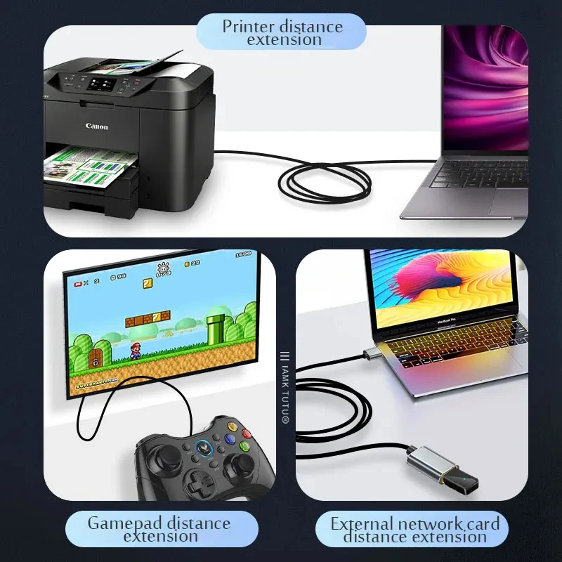 USB 3.0 Extension Cable Type a Male to Female Extension Cord for USB Keyboard Mouse Flash Drive Playstation