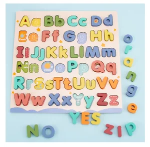 Multi-Functional Best-Selling Alphabet Puzzle Matching Letter Games  Manufacturer Direct Sale Educational Toys for Boys Girls