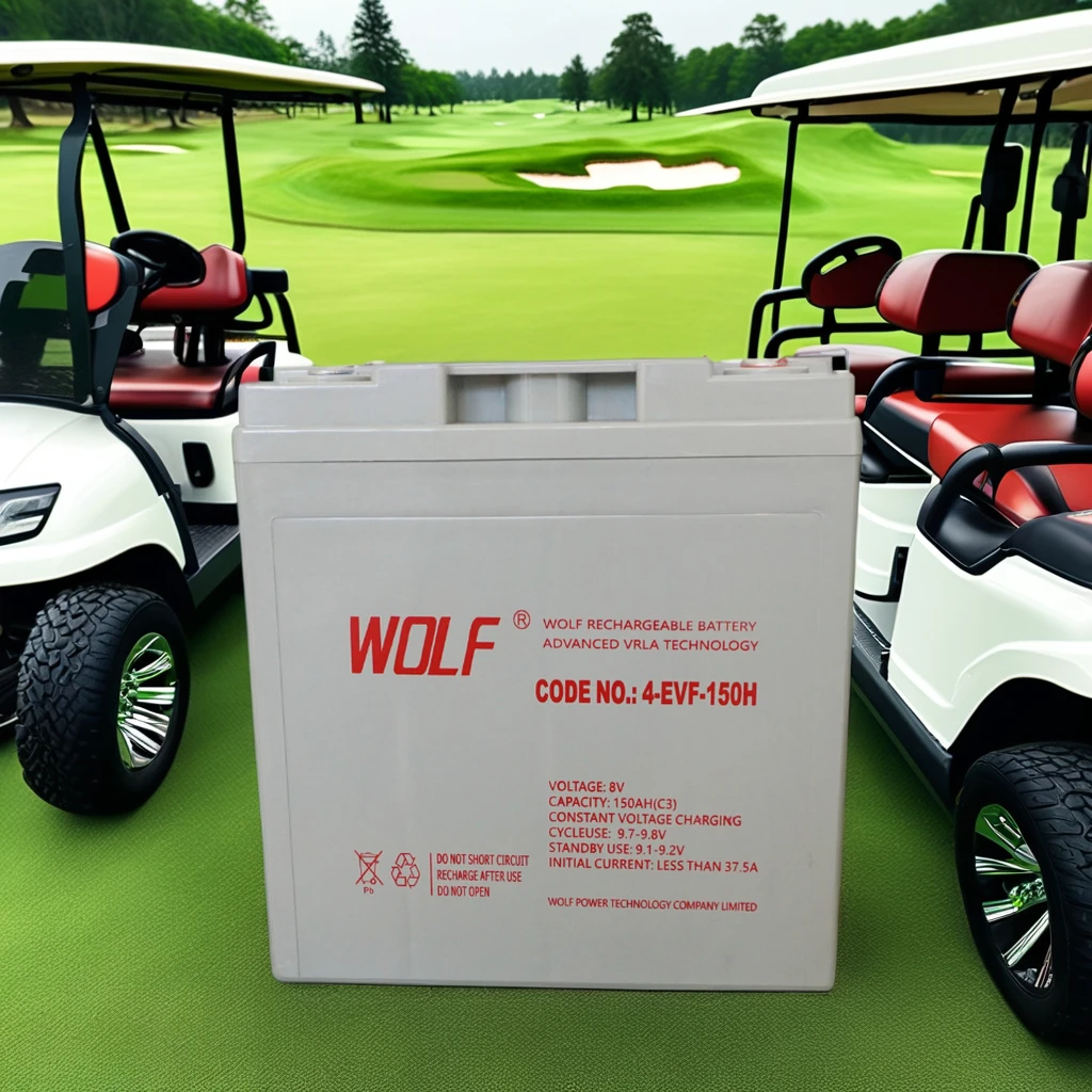 8V 150Ah Deep Cycle Power GEL Lead Acid Battery for Golf Cart Sealed & Maintenance-Free