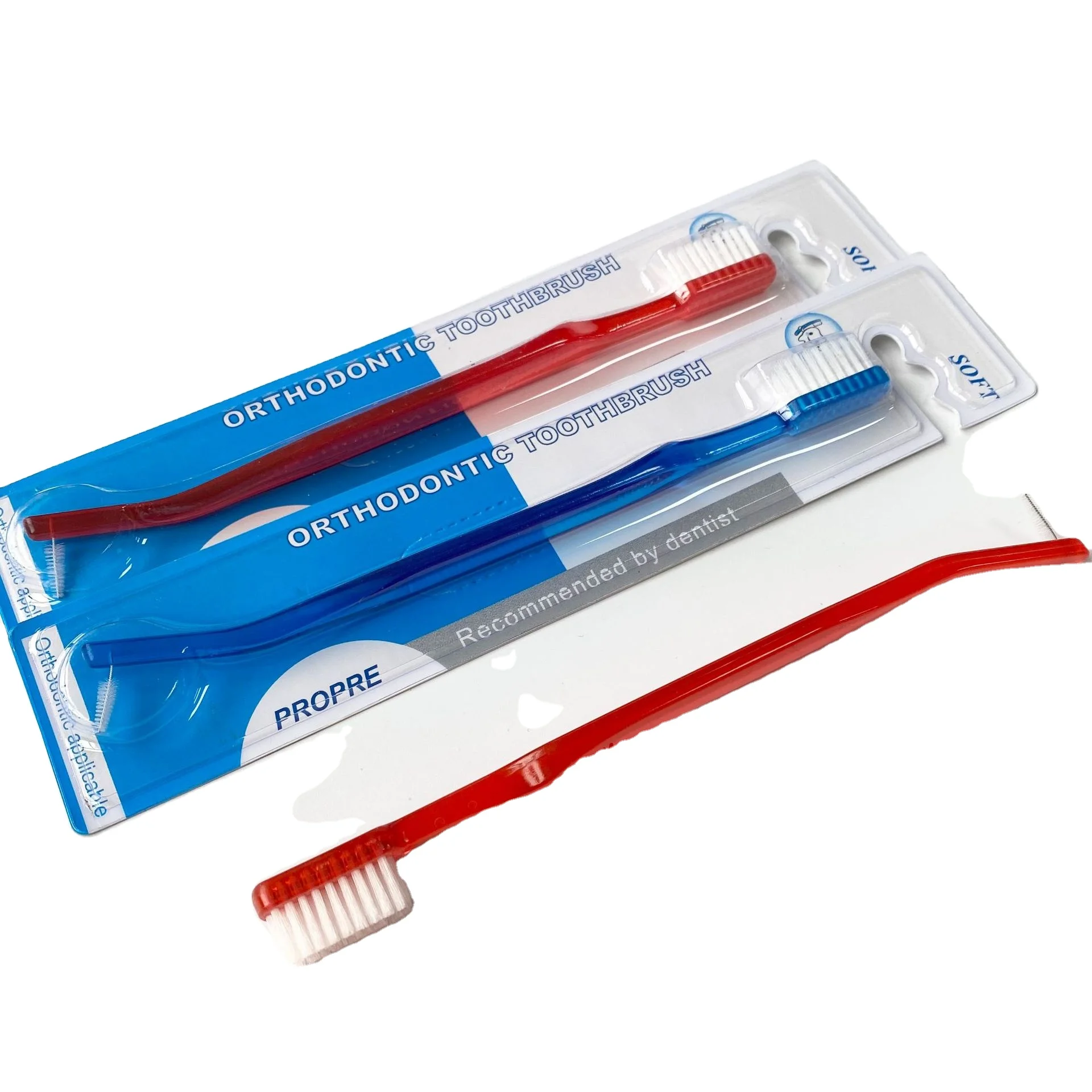 Wholesale Oem Logo Tpe Handle Double Ended Stick Pick Denture