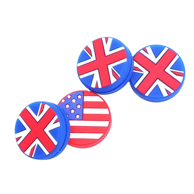 Теннисная ракетка на заказ с рисунком флага Великобритании США, амортизаторы для теннисной ракетки, вибрационные амортизаторы
