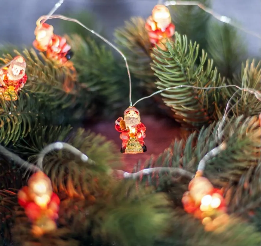 Christmas Tree Decorative Deer Head Reindeer Copper Wire Festival Led