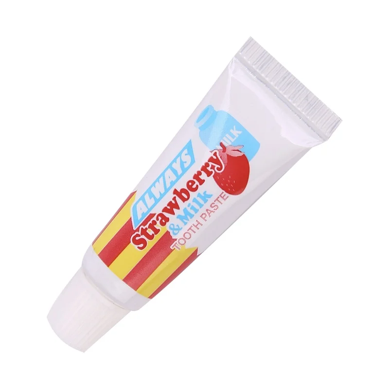 milk teeth strawberry toothpaste