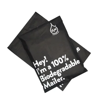 Custom Thick Black Poly Bubble Express Mailing Bag Biodegradable Shipping Bags for Consumer Electronics and Couriers