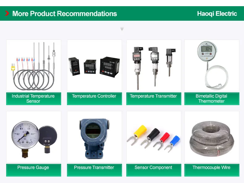 Industrial Use PT100 Temperature Sensor K-type Temperature Transmitter ...
