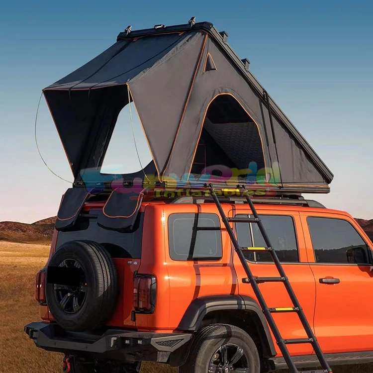 Outdoor car rooftop tent camping waterproof abs aluminum 4x4 roof tent ...