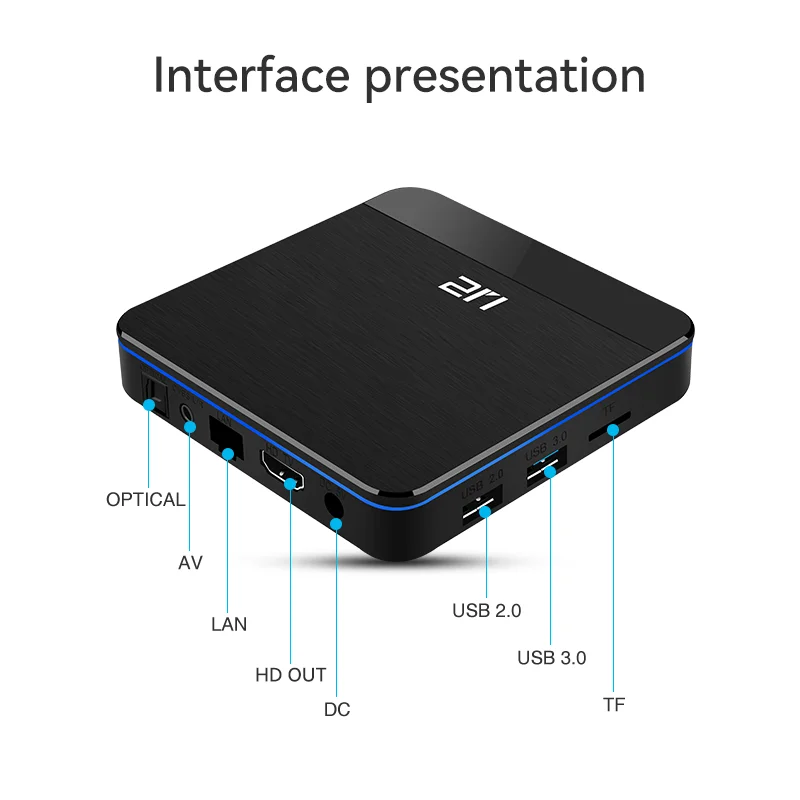 Customized Tv Box USB3.0 Wifi 4k Hdr Android 11 Free Apps Smart Box Amlogic S905X3 U2 Android Tv Box