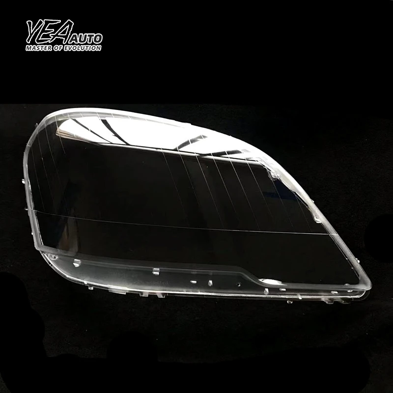 Car headlight glass PC lampshade cover lens for Mercedes Benz ML350 ML 300 ML450 ML500 W164 headlamp glass lens cover 2010 2011