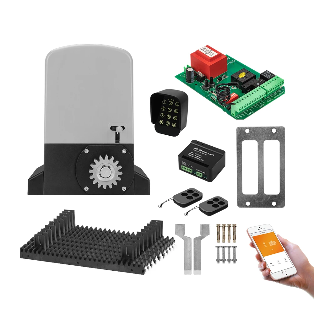 2000 кг 220 В/110 В умные гигантские Автоматические Дверные операторы электрические раздвижные ворота для виллы