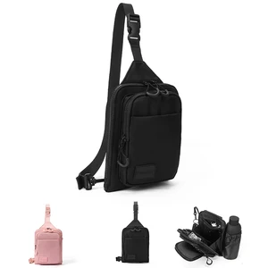 Custom Men Women'S Single Shoulder Bag Fashionable Waterproof Oxford Cloth Crossbody Messenger for Hiking Phone Chest Bag