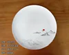Plat peu profond de 8 pouces