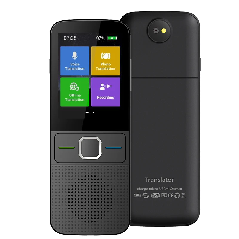 New Interpreter 137 Global Multi Languages Instant Mutual Voice AI Translation Translator Wifi Online Transcribe T10