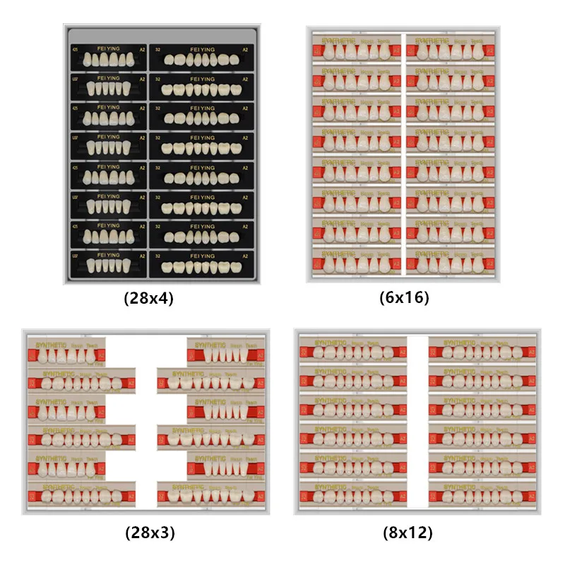 CE ISO Dental Supply Multi-Layer Acrylic Resin Teeth for Dentures