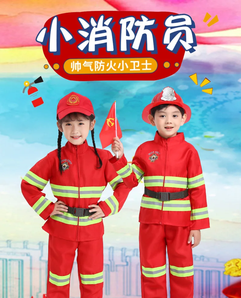 Boys Dress Up Costumes For Play Puteraya Children's Fireman