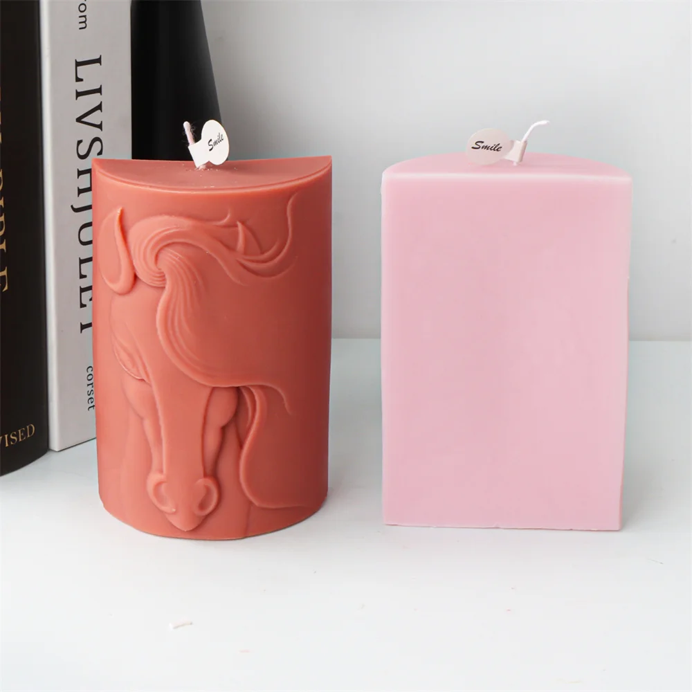 Moule Silicone Bougie 2 Moules à Bougies En Silicone (10cm Et 9cm) - DIY Savon, Résine Ou Cire Parfumée Moule Silicone Pour Bougie Flottante