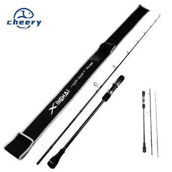 CHEERY 1.83m 1.91m MH Powerful Solid Carbon One and a Half Three Sections Spinning Casting Slow Jigging Fishing Rod Saltwater – Metal Jig – view 2