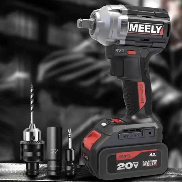 650n.m 20V Impact Wrench 1/2\" Cordless Brushless Electric Torque Wrench Portable Power Drills