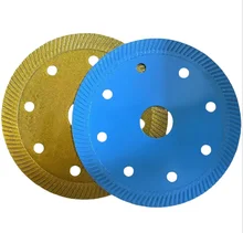 OEM Wet or Dry 4-Inch 105mm Continuous Turbo Diamond Cutting Disc Ceramic X mesh Super Thin Turbo Saw Blade for Porcelain Tile