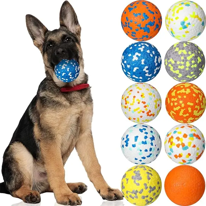 Factory Supplier Durable Lightweight Quality Indestructible Pet Obsession Safe Bouncy ETPU Dog Ball Toy for Aggressive Chewer