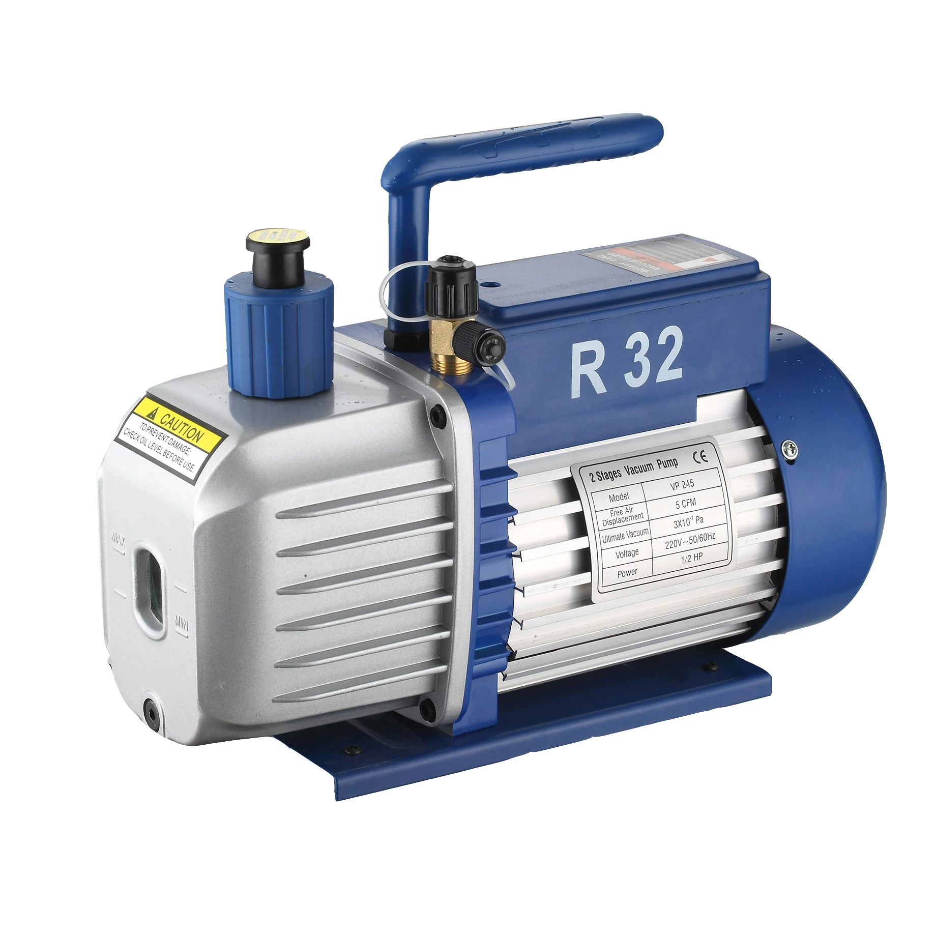 Hvac R32 Motor Two Stage Rotary Vane Vacuum Pump Refrigeration For Air