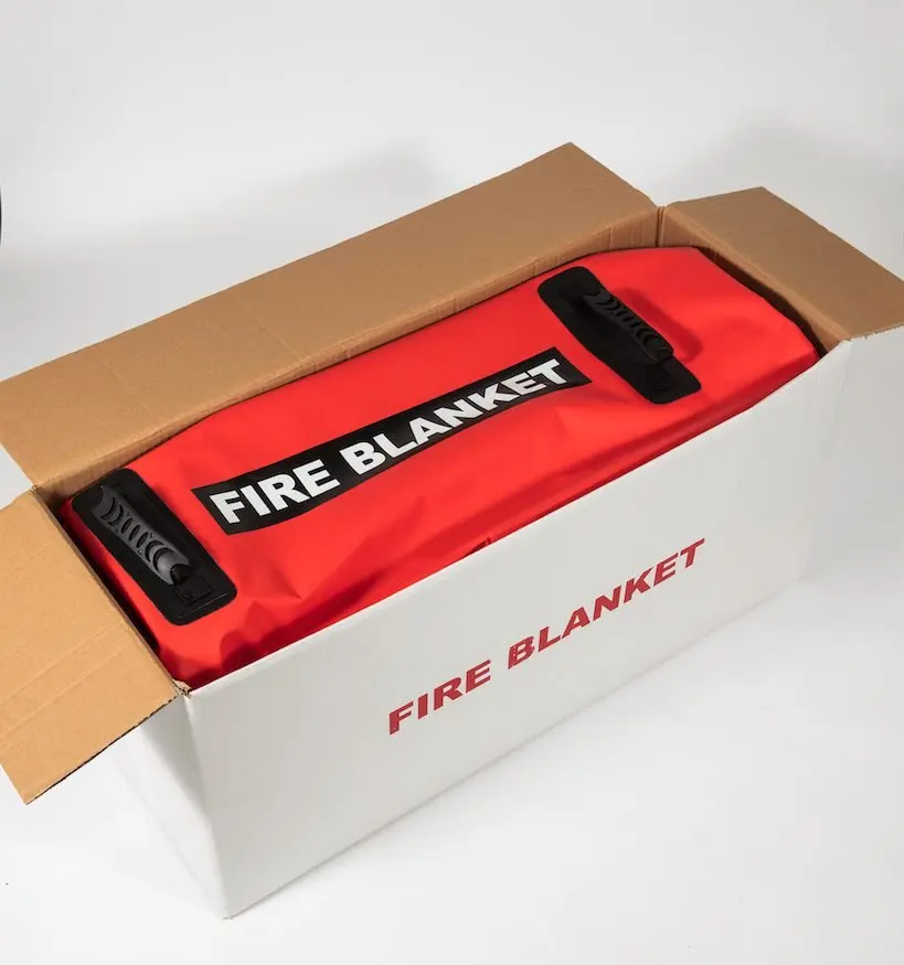 Ev Car Fire Blanket En 135011201905 Silicone Fireproof Blanket For