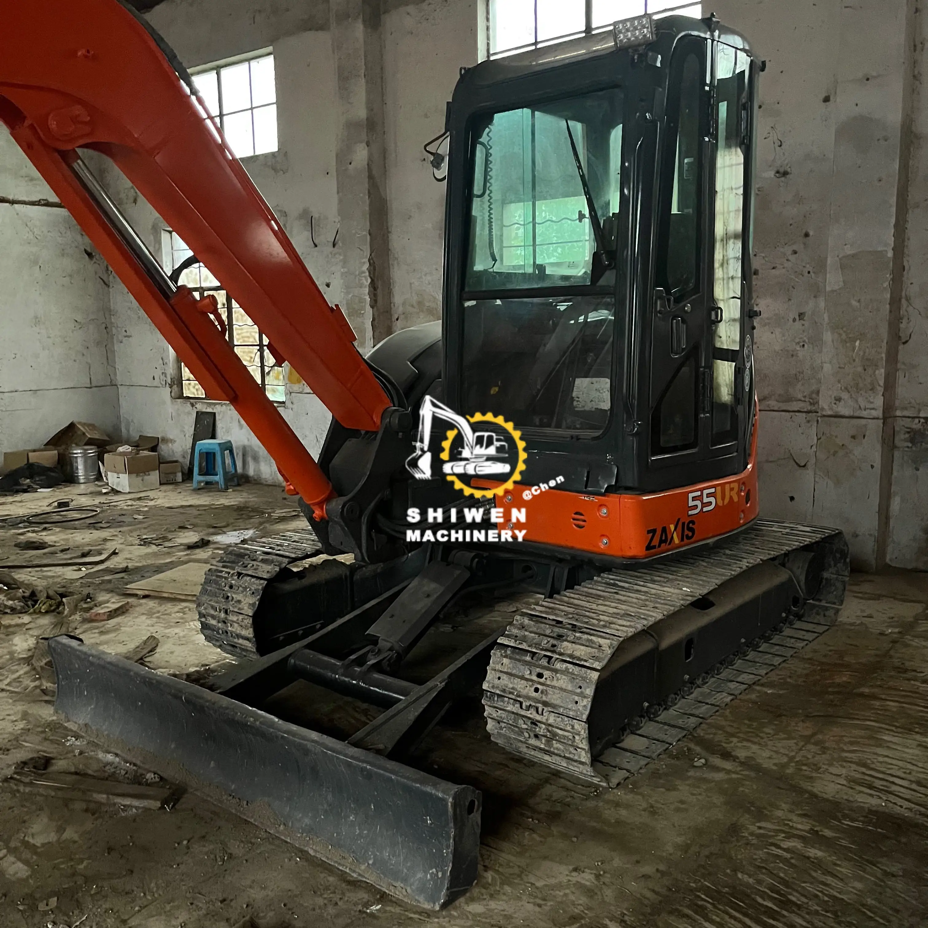 Yuk Used Hitachi Zx55 Usr Hydraulic Crawler Mini Excavator for