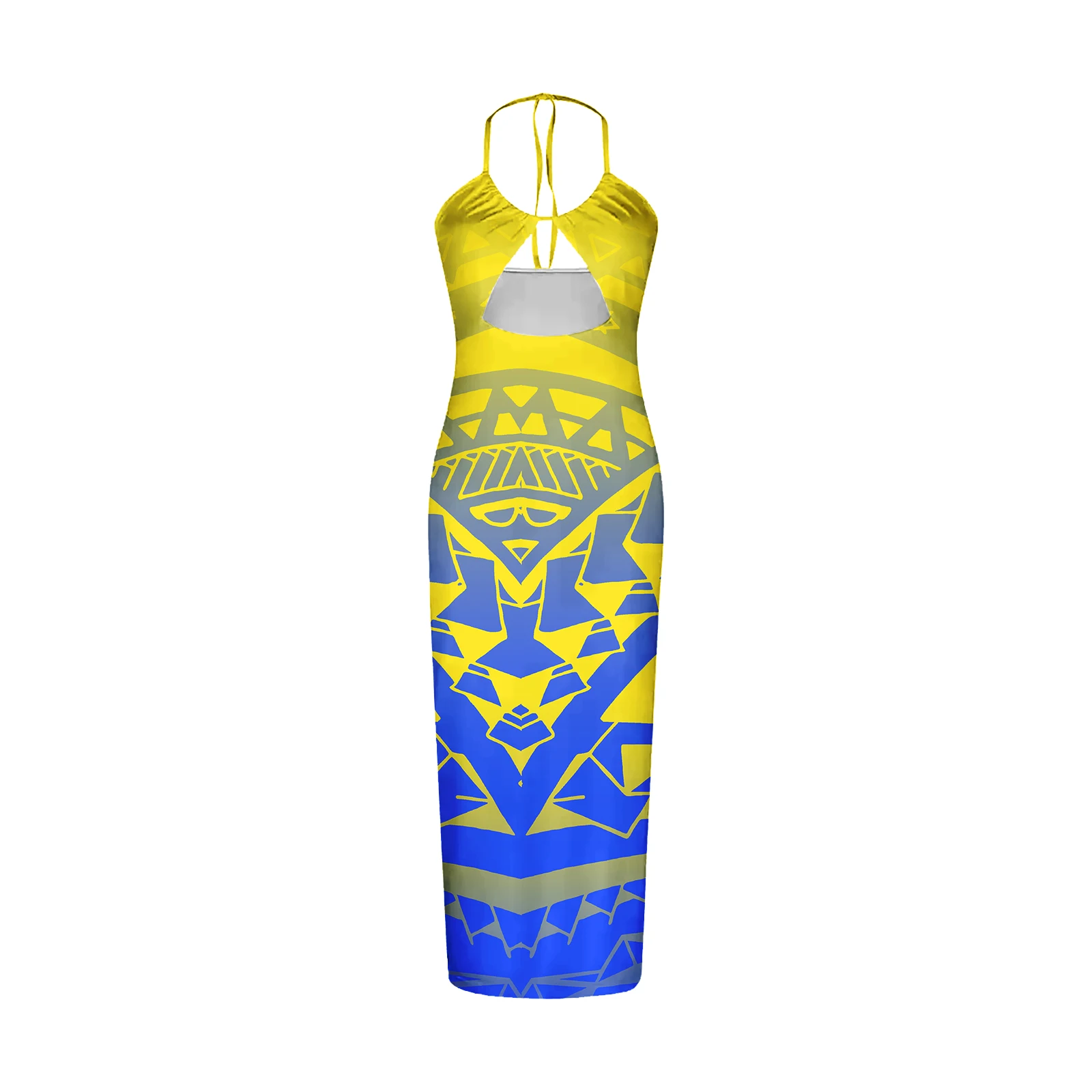 Prom Dresses Women Evening Gown Elegant Polynesian Tribal Summer Beach Dress  Big Size Ladies Halter Hawaiian Dress| Alibaba.com