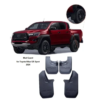 Car  Accessories Mud Guard  Car Mud Flaps Inner fender Fender Flares splash for Toyota Hilux GR Sport 2024