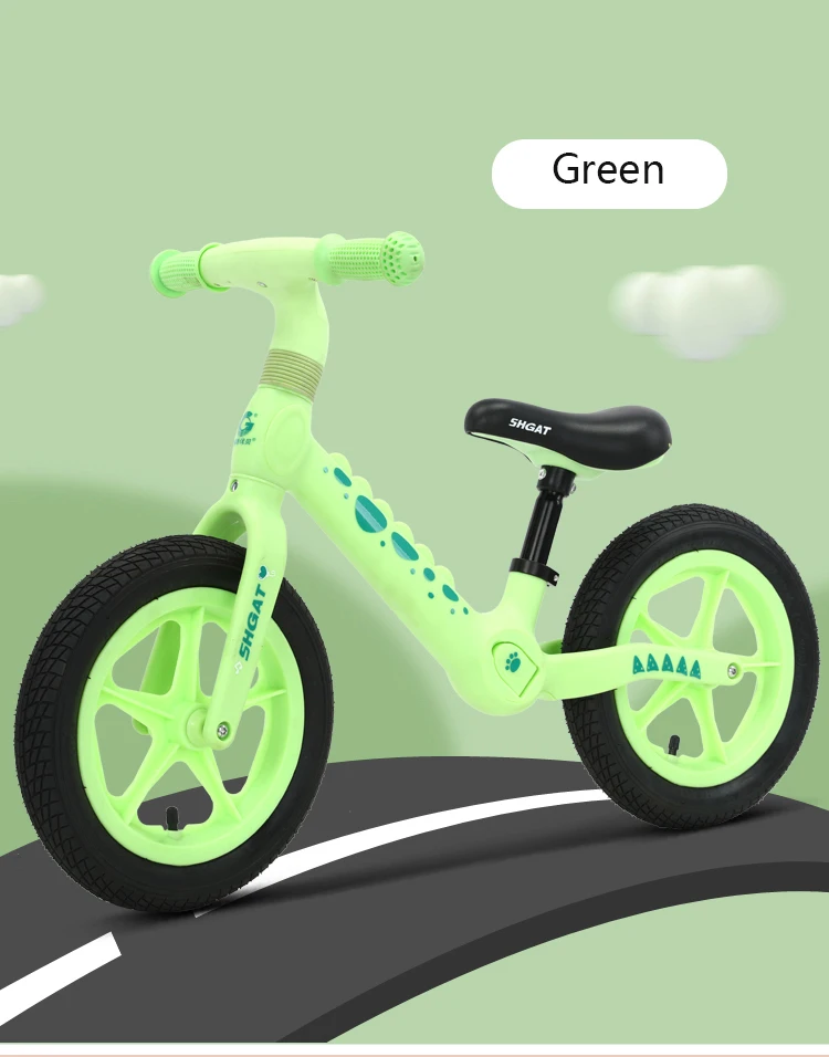 New 12 Inch Model Without Pedal Height Adjustable Bike Children's Kids Balance Bike Toddlers