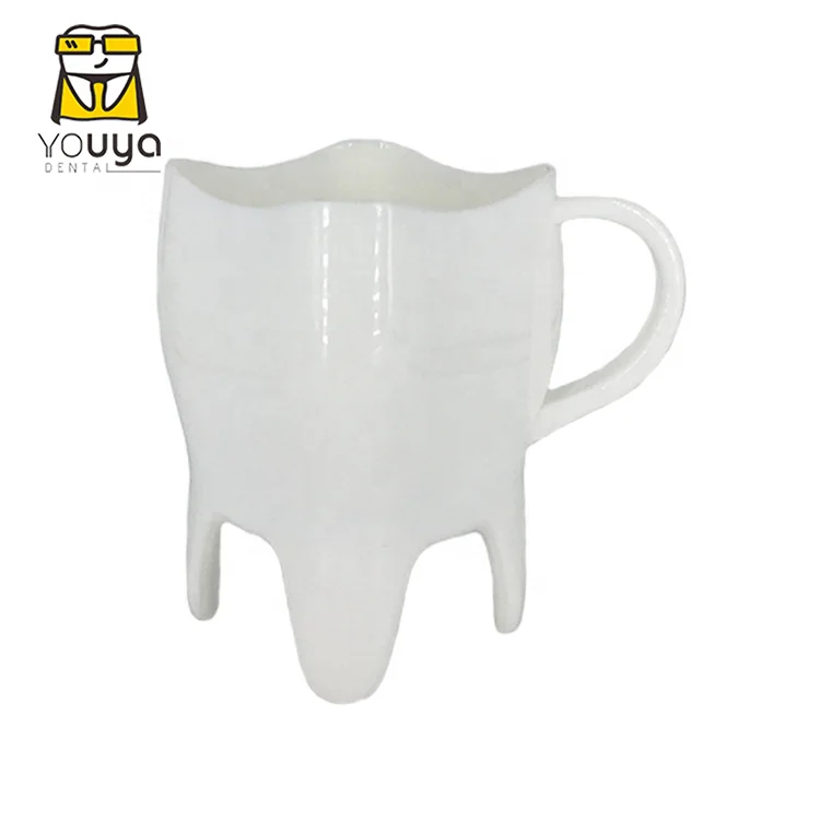 
2021 рекламная пластиковая кружка в форме зуба Molar, Пластиковая Кружка в форме зуба 