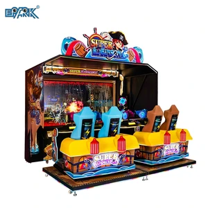 New Video Shooting Games Arcade Super Robinson 4 Players Joystick Ticket Redemption Game Machine