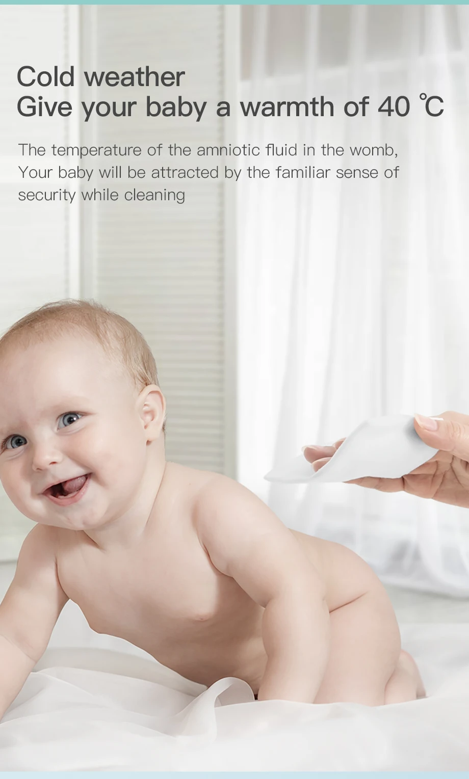 Userfriendly Design Quick Night Light Heat Towel Heater Wet Wipes