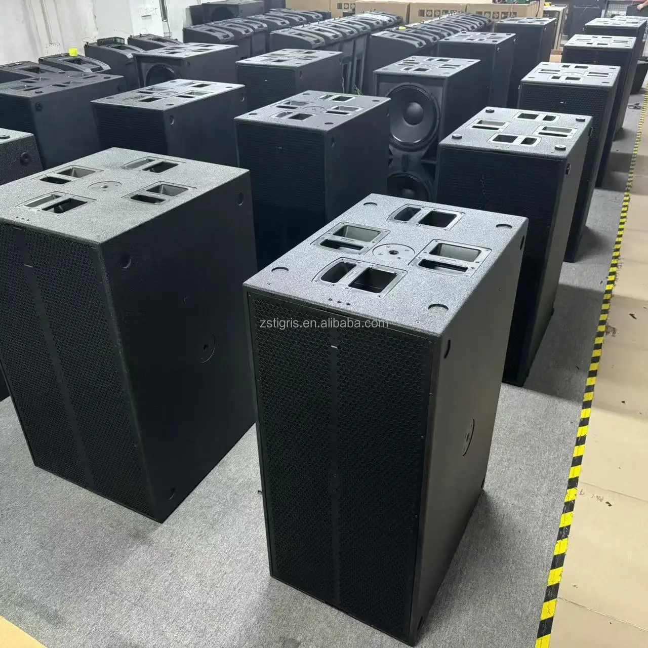 Dual 18 Inch Active Subwoofer with 3600W RMS Power for Professional ...