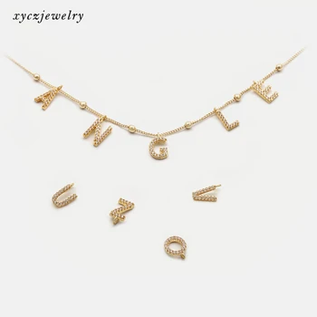 Xingyu fashion jewelry 26 letter party shopping Initial pendant necklace magical jewelry DIY