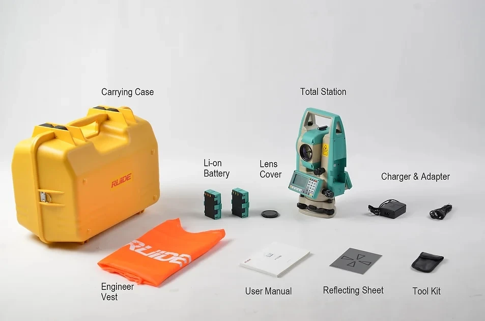Ruide RTS-822R10 RQS Total Station Professional Land Surveying ...