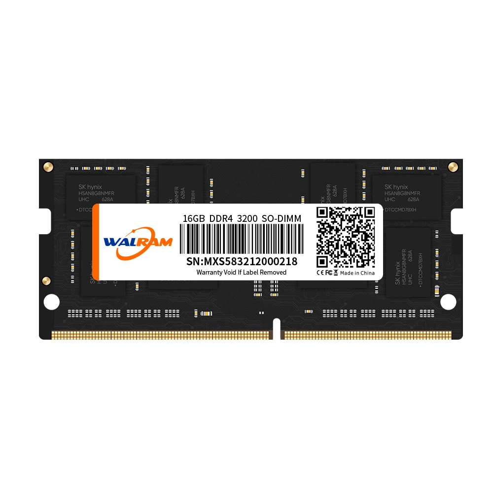Walram DDR4 16GB 3200MHz SODIMM 288-pin Laptop Memory Module
