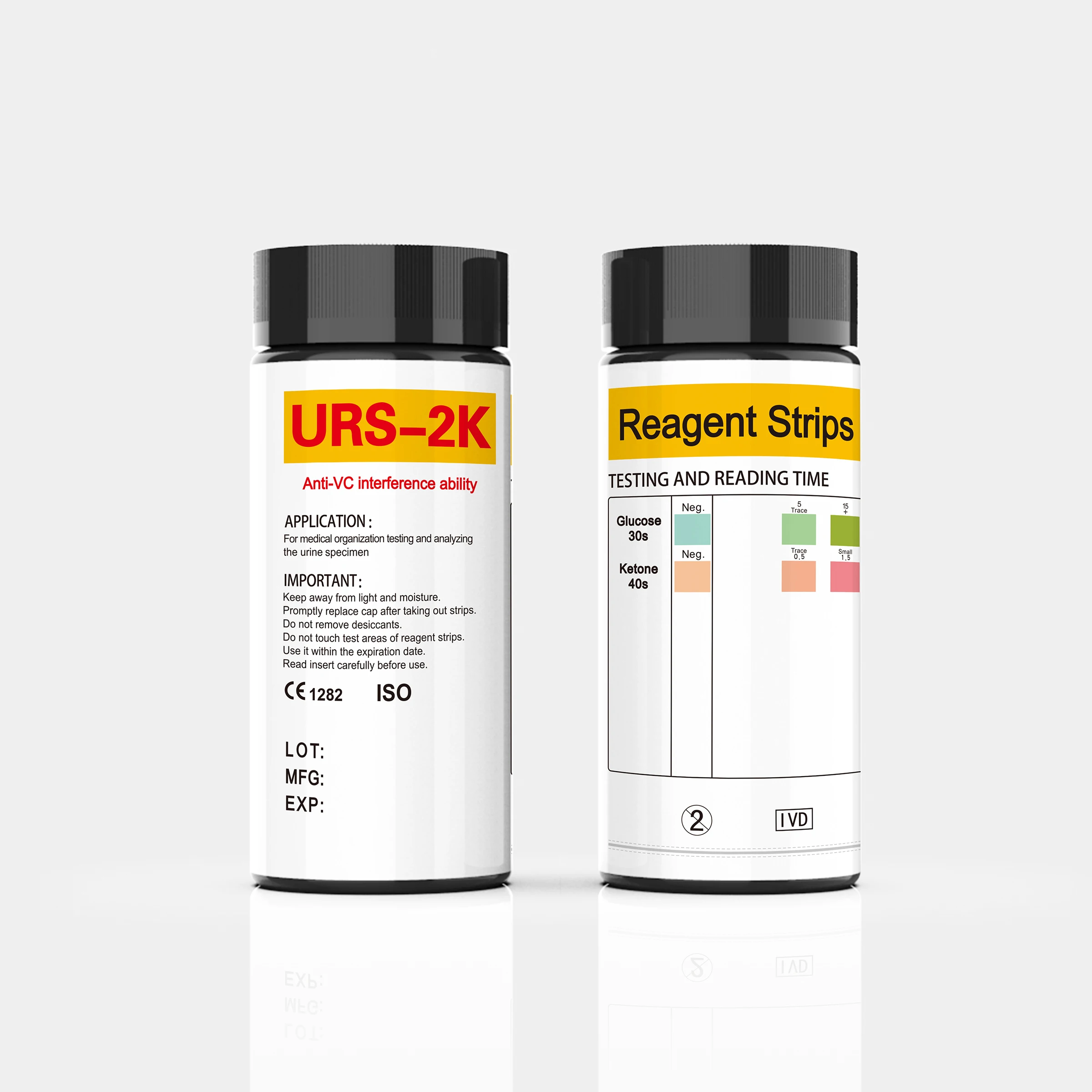 2parameters Ketone and Glucose Analysis in Urine URS-2K