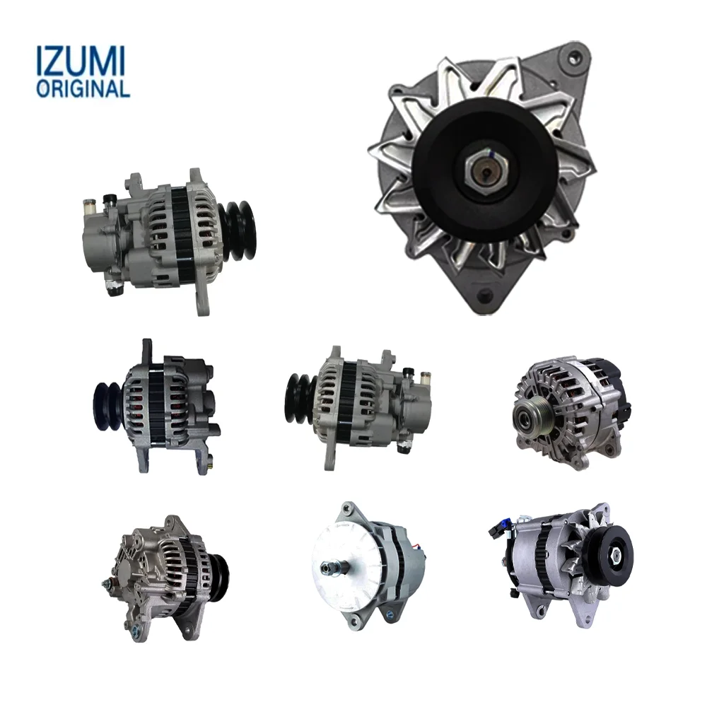 IZUMI ORIGINAL Alternator for ISUZU ELF 4JG2 diesel Engine Alternador Parts
