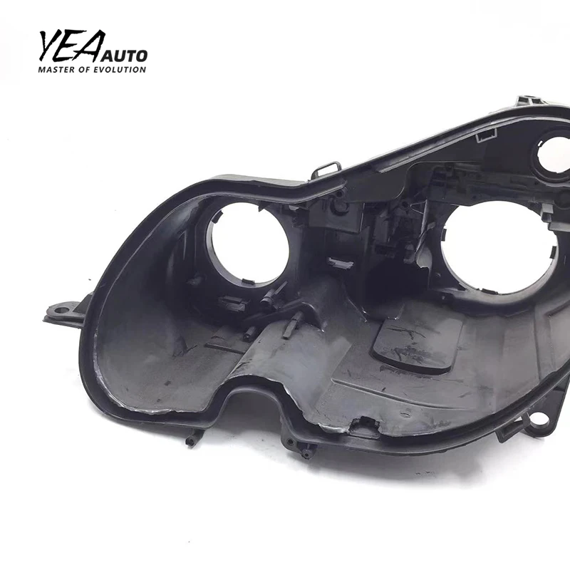 product yea auto car headlight black back base for mercedes benz e class w211 e240 e200 e350 e280 e300 light housing headlamp 2005 2009-29