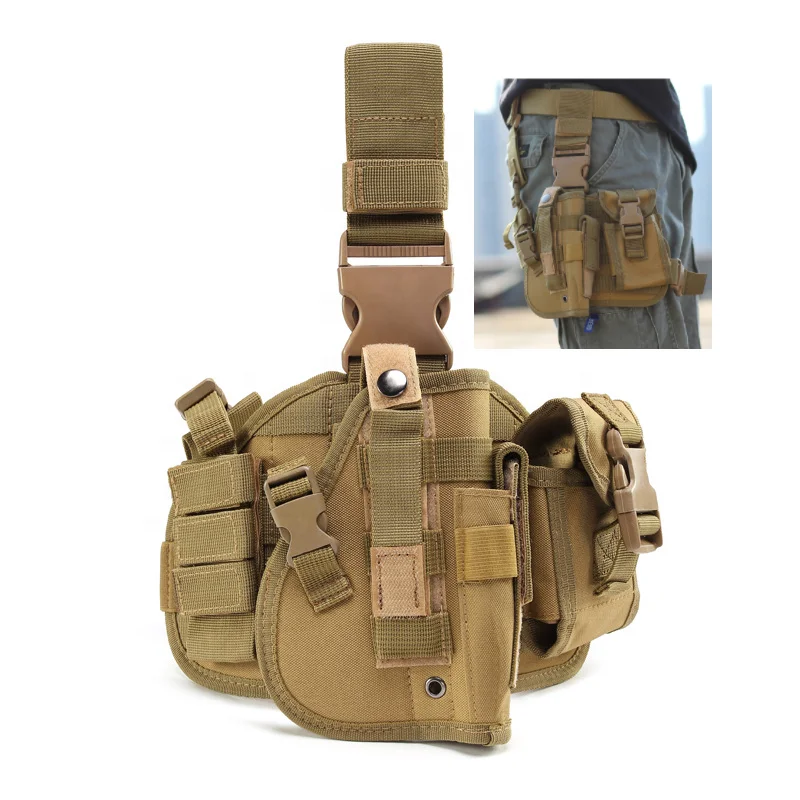 Camping Tactical Outdoor Waist Bags Belt Pack Pouch Drop Leg Bag Leg Hanger