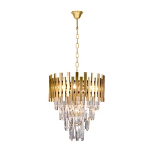 Modern Luxury Pendant Light Crystal Chandelier for Dining Area