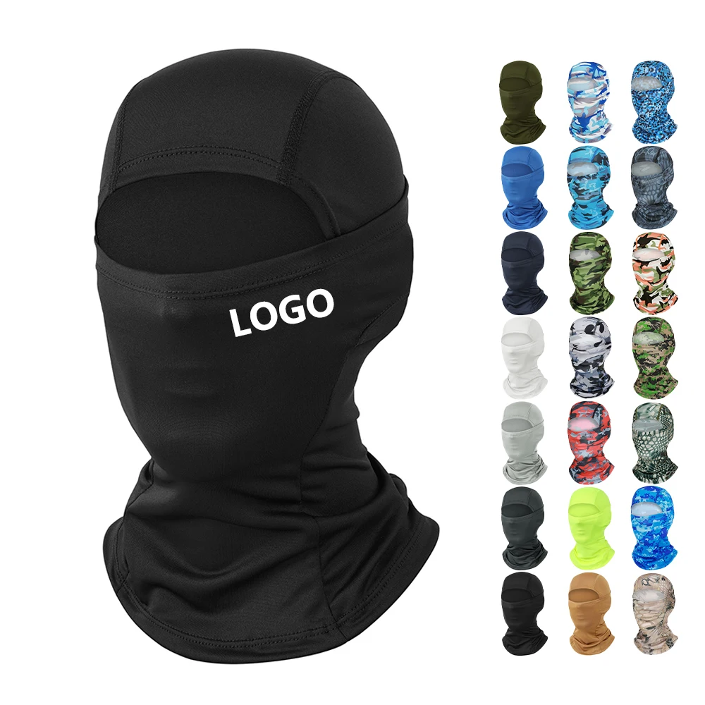 Mens Custom Logo Design Printing Motorcycle Riding Skimask Summer Cagoule Homme Face Cover Balaclava Ski Shiesty Mask for Helmet