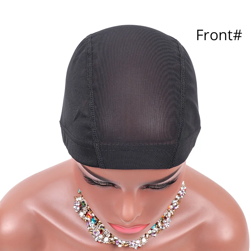 
 Черные и бежевые высокоэластичные дышащие колпачки для париков разных размеров, сетчатая купольная шапка для парика  